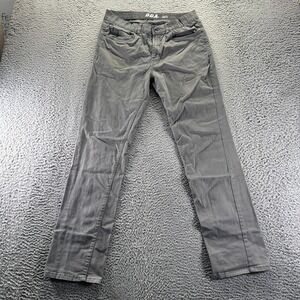 One Day Away Pant Mens 32x32 Gray Cotton Chino Straight Preppy Business Stretch